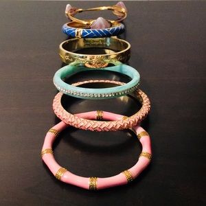 Lilly Pulitzer Gold bracelets